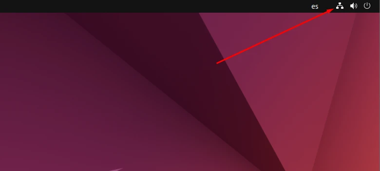 Accessing network settings through Ubuntu desktop